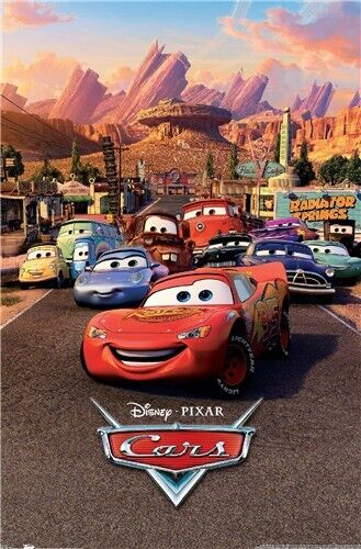 Cars Disney Pixar Licensed Movie Poster 22.375" x 34" NEW! Home & Garden:Home Décor:Posters & Prints Trends